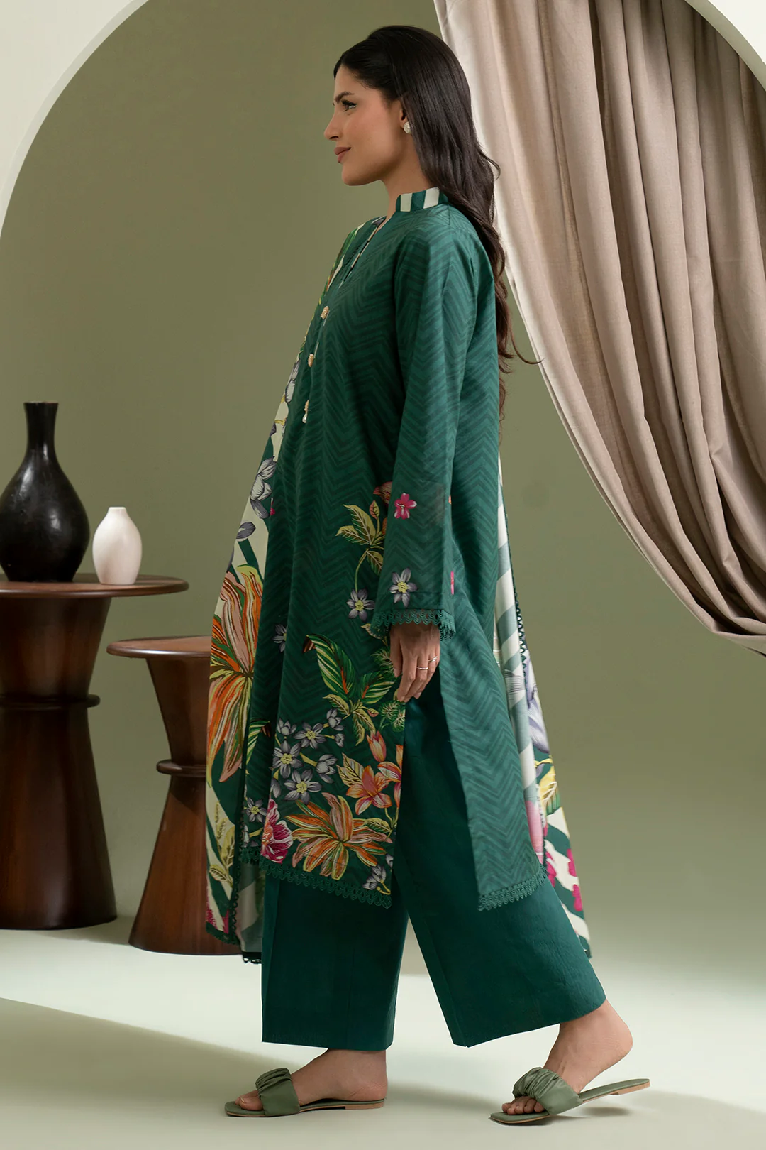 Shirt Shalwar Dupatta - 0508 - Image 4
