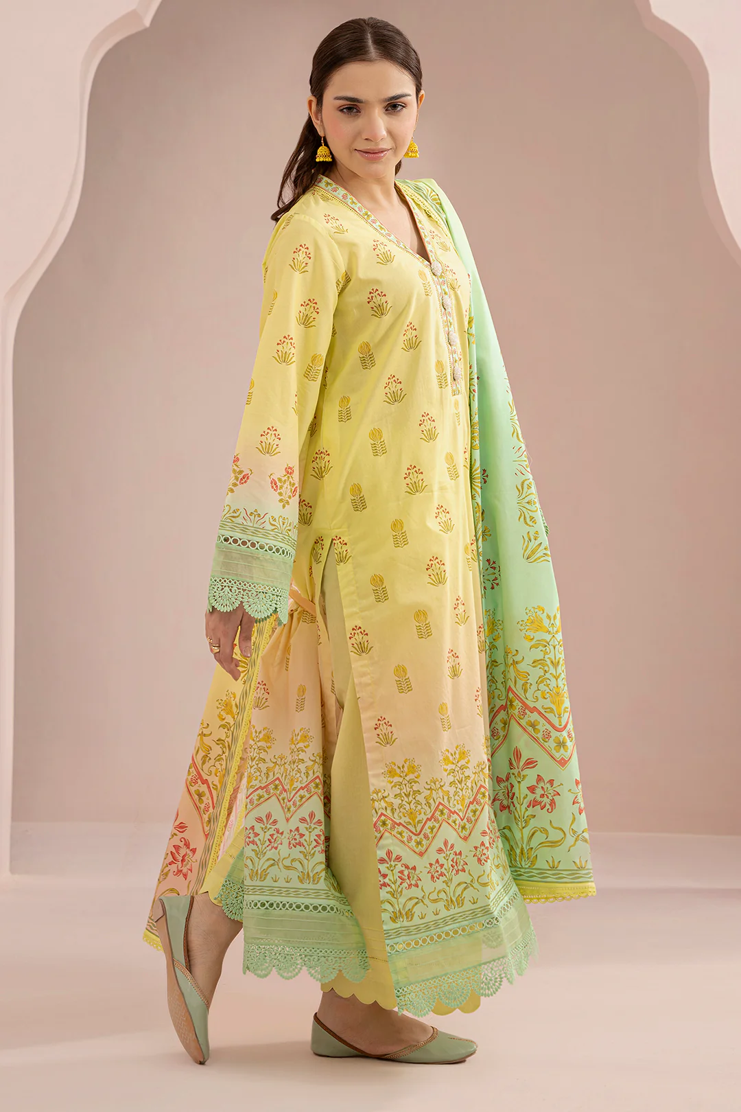 Shirt Shalwar Dupatta - 0518 - Image 5