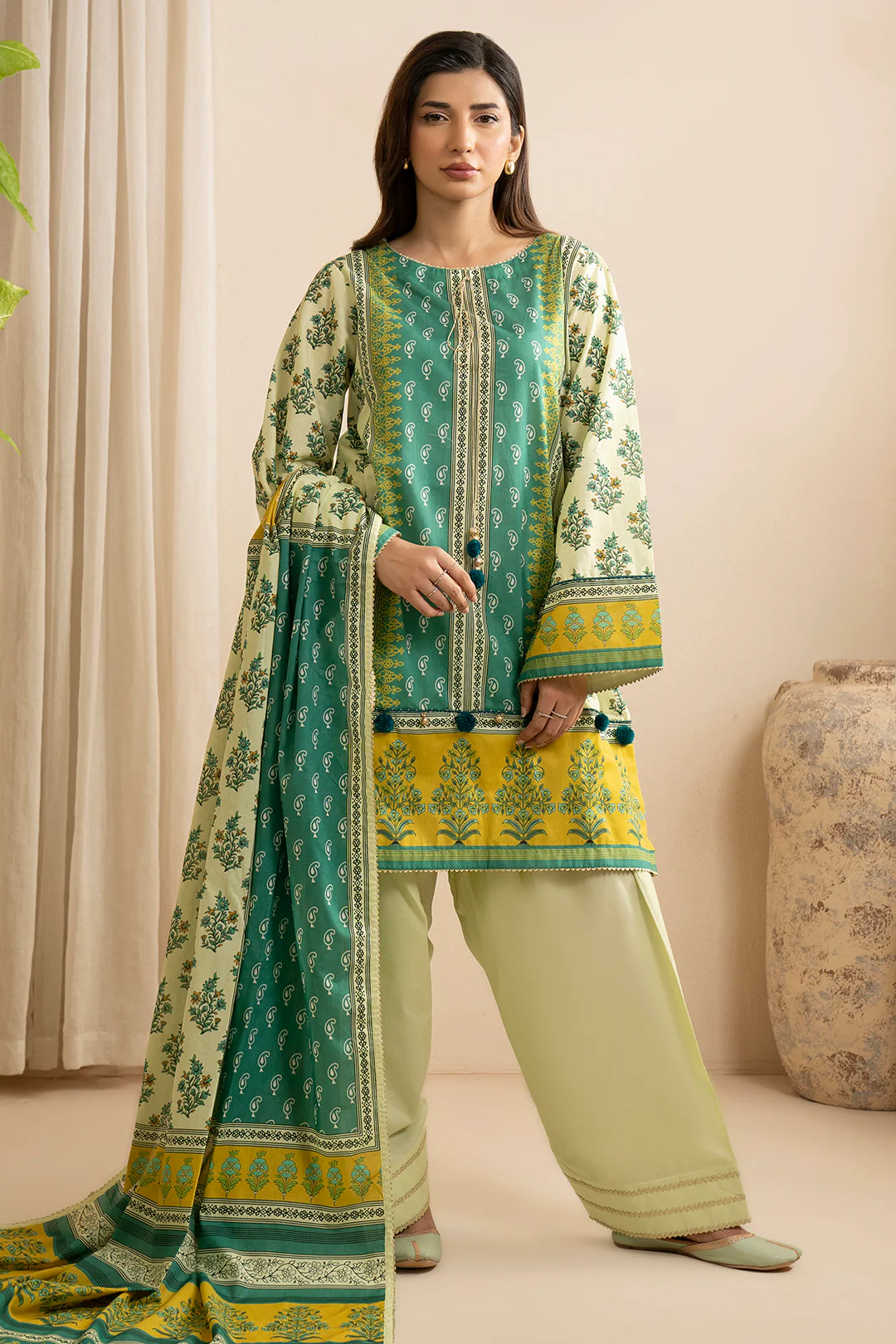 Shirt Shalwar Dupatta - 0566 - Image 2