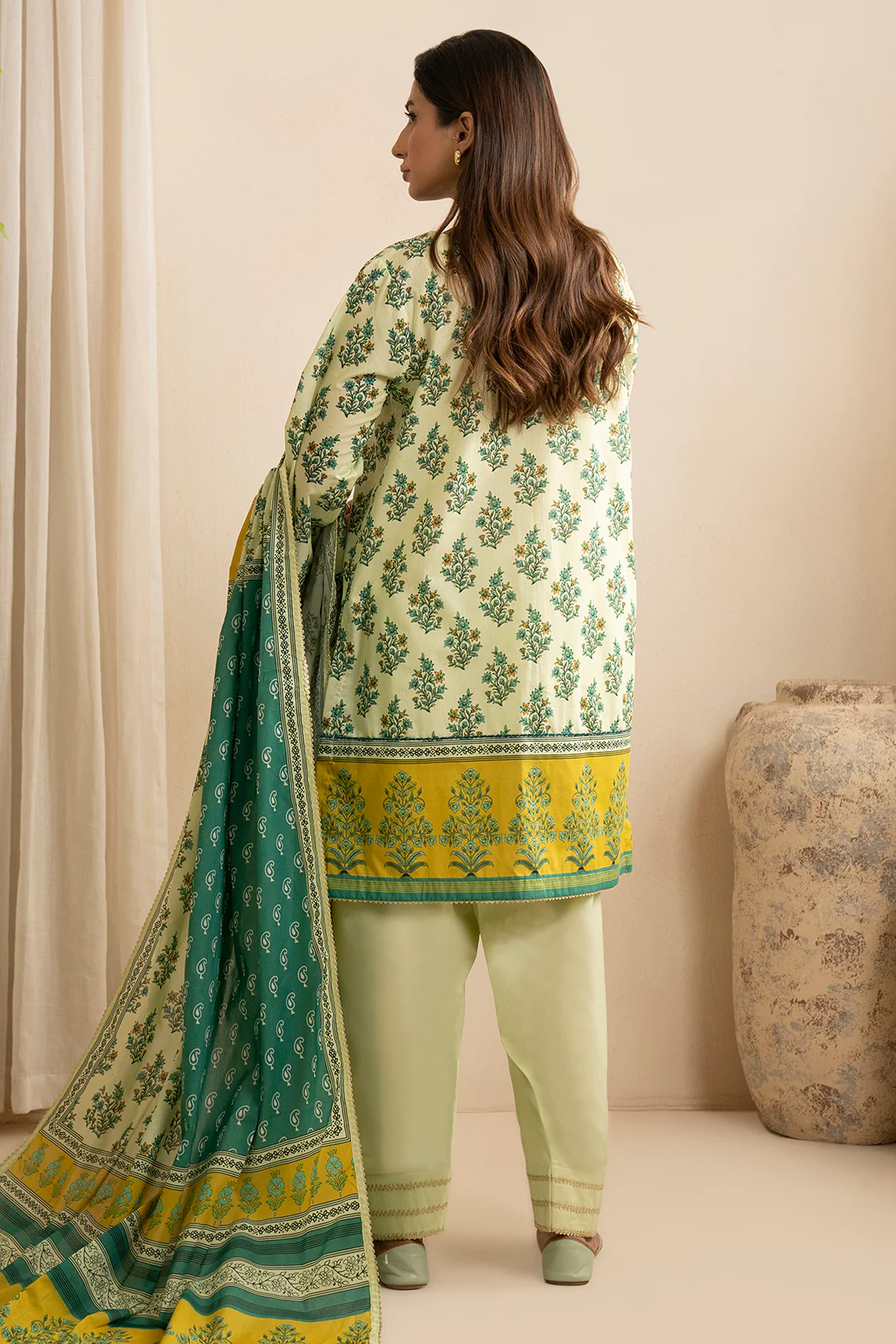 Shirt Shalwar Dupatta - 0566 - Image 9
