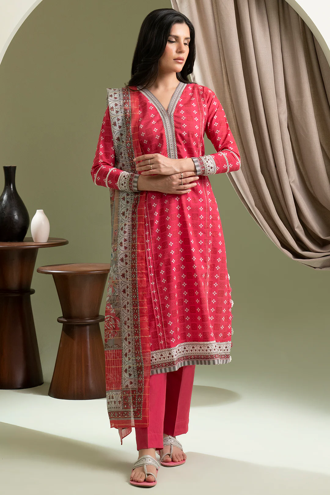 Shirt Shalwar Dupatta - 0575 - Image 4