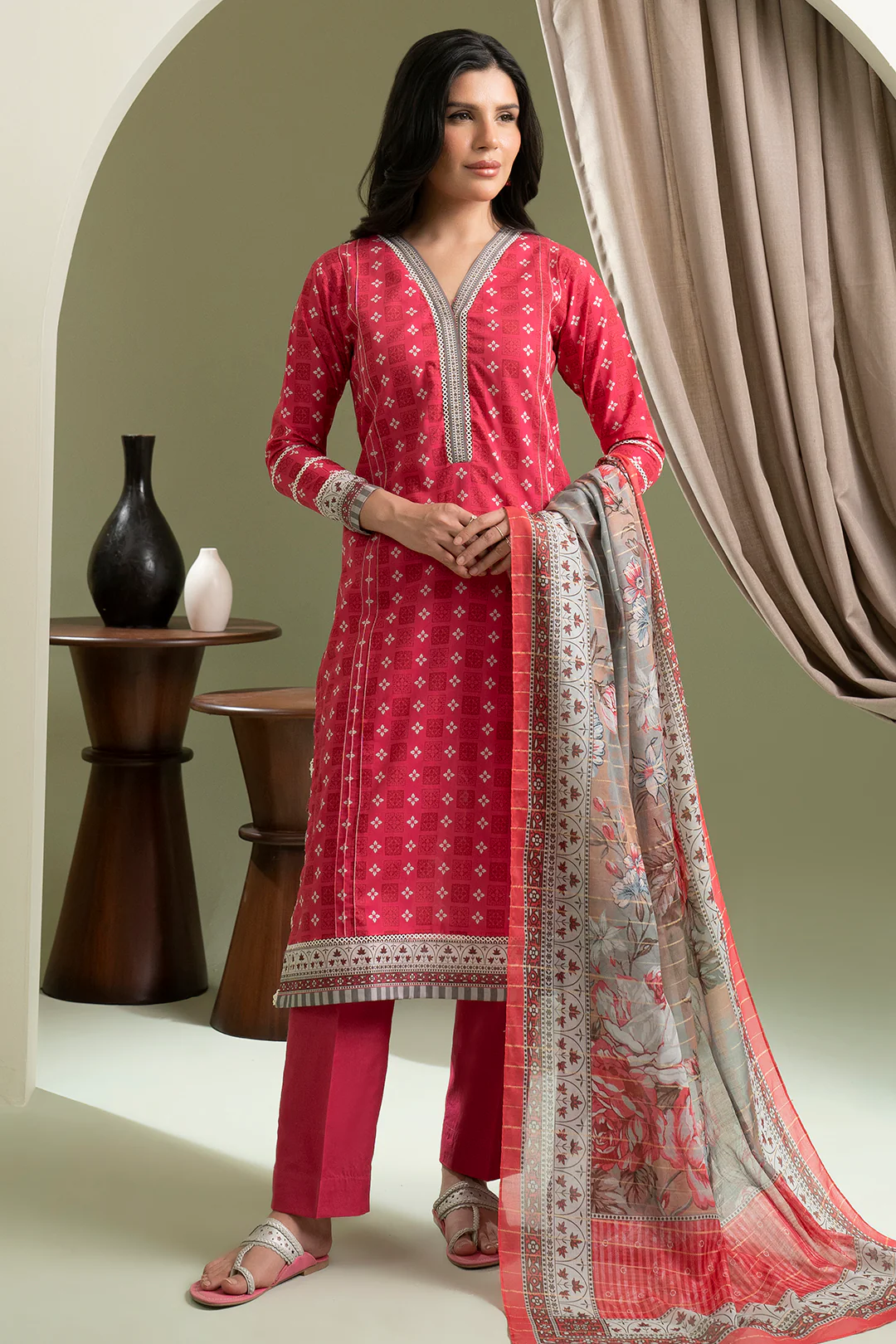 Shirt Shalwar Dupatta - 0575 - Image 7