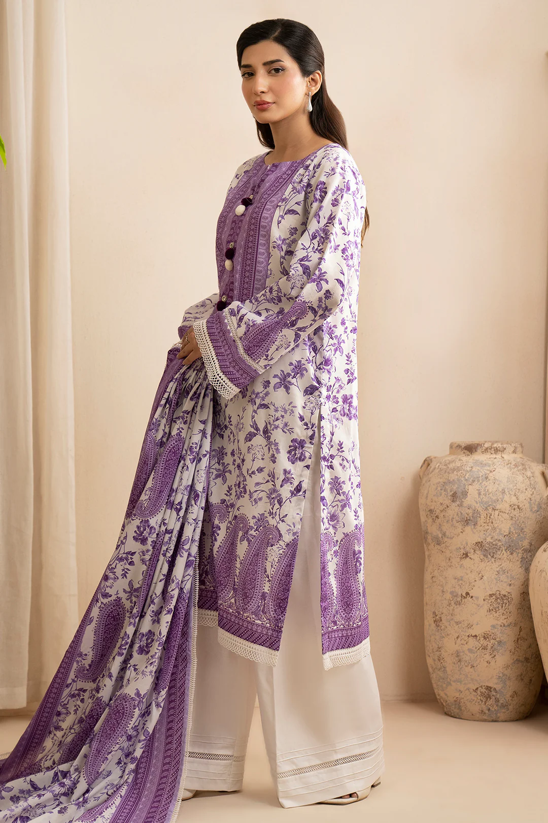 Shirt Shalwar Dupatta - 0576 - Image 8