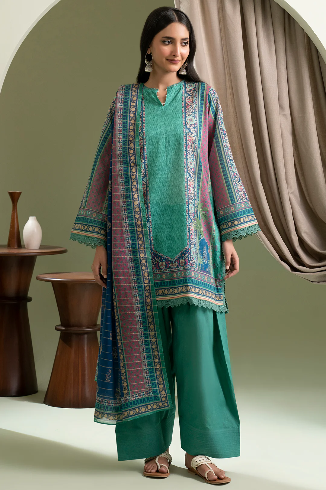 Shirt Shalwar Dupatta - 0580