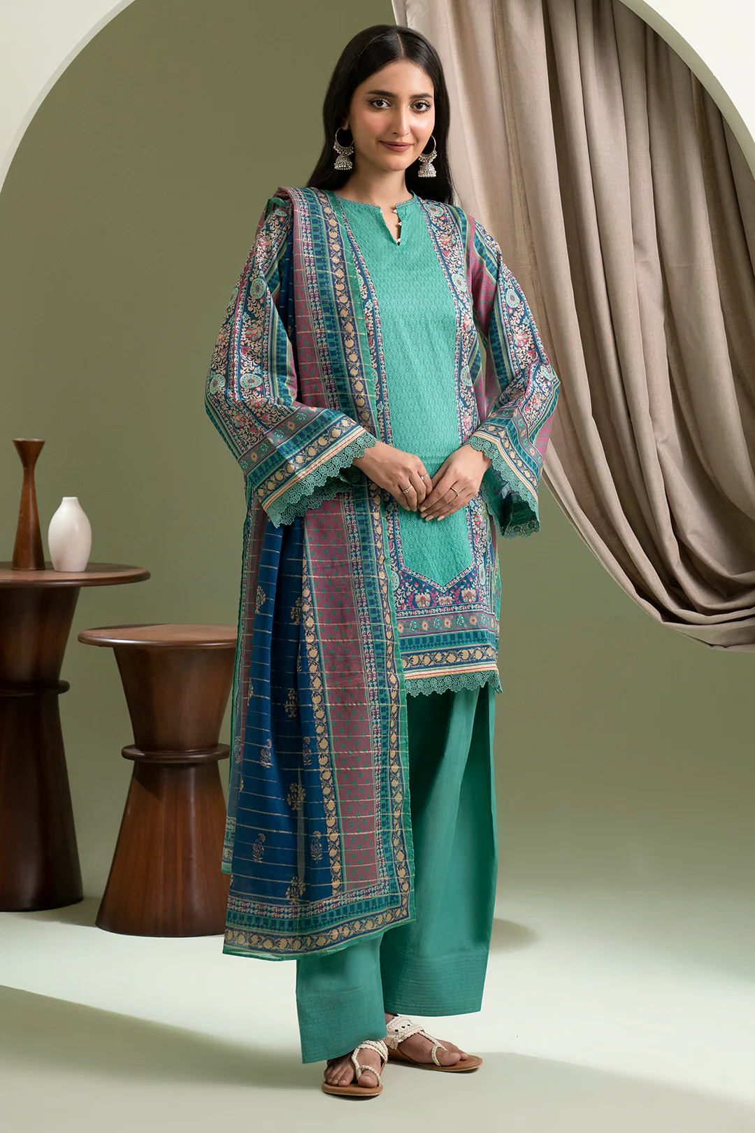 Shirt Shalwar Dupatta - 0580 - Image 4