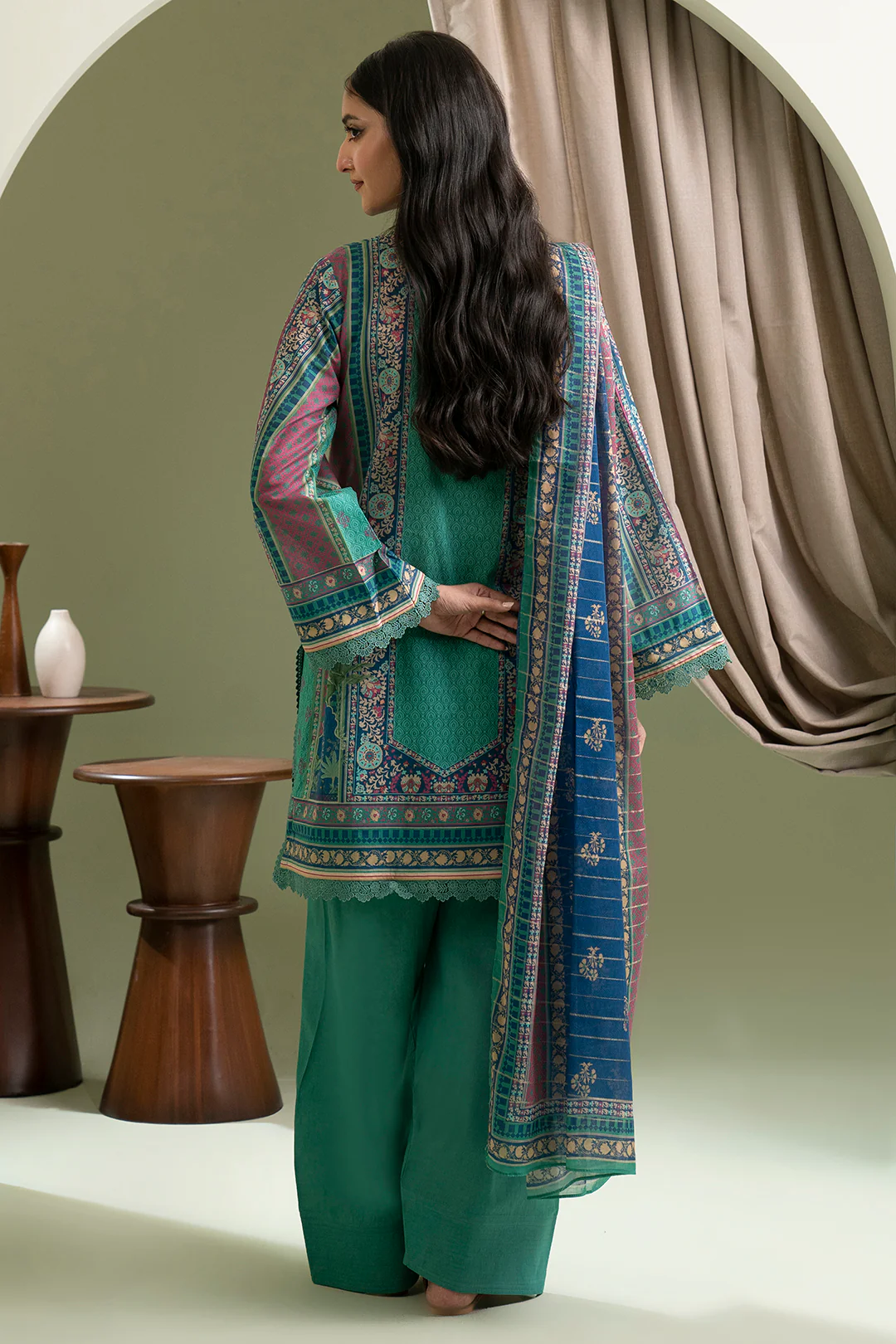 Shirt Shalwar Dupatta - 0580 - Image 9