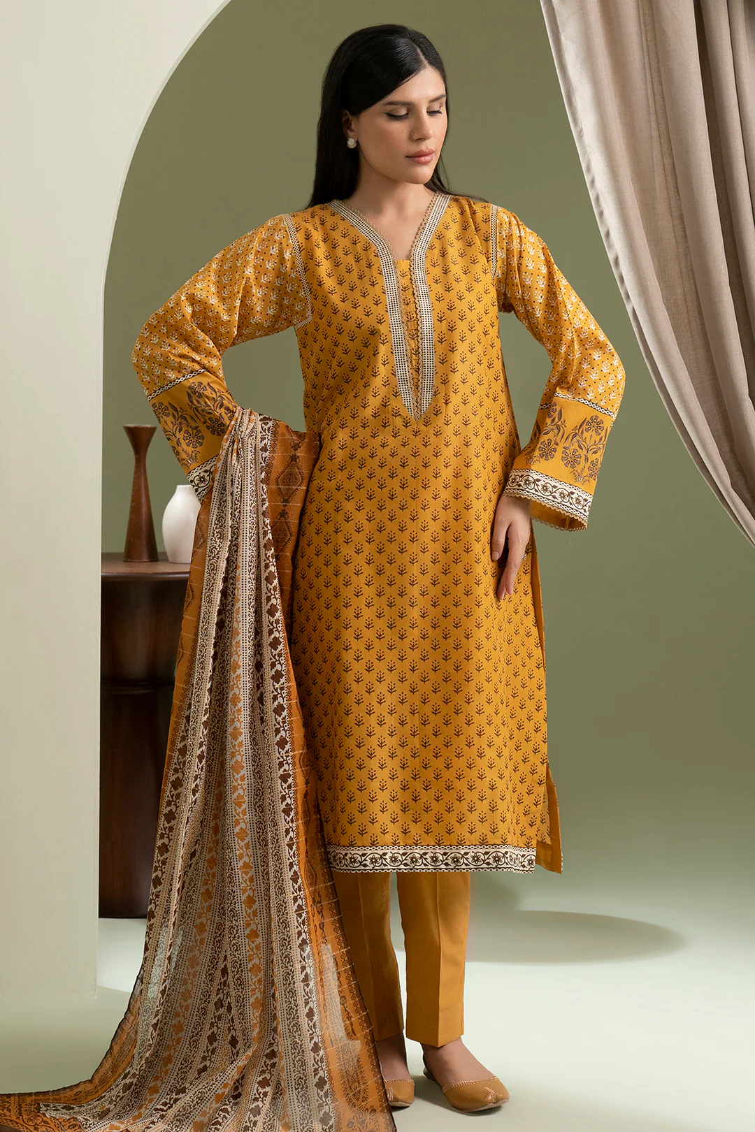 Shirt Shalwar Dupatta - 0581 - Image 4