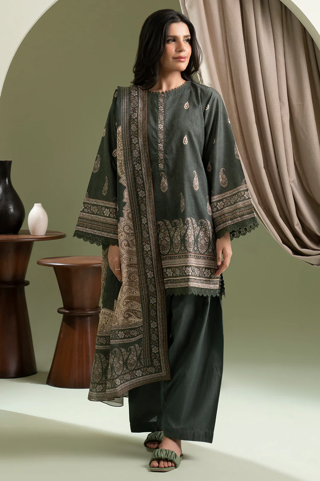 Shirt Shalwar Dupatta - 0588 - Image 4