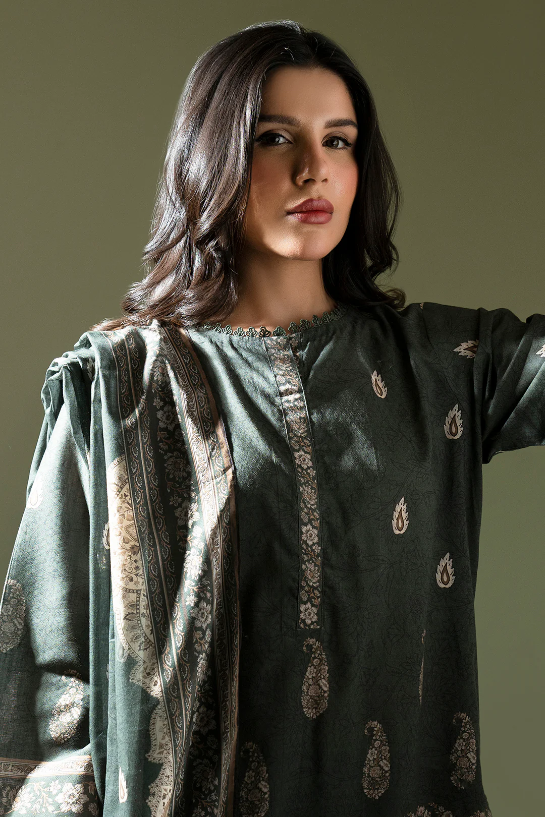 Shirt Shalwar Dupatta - 0588 - Image 5