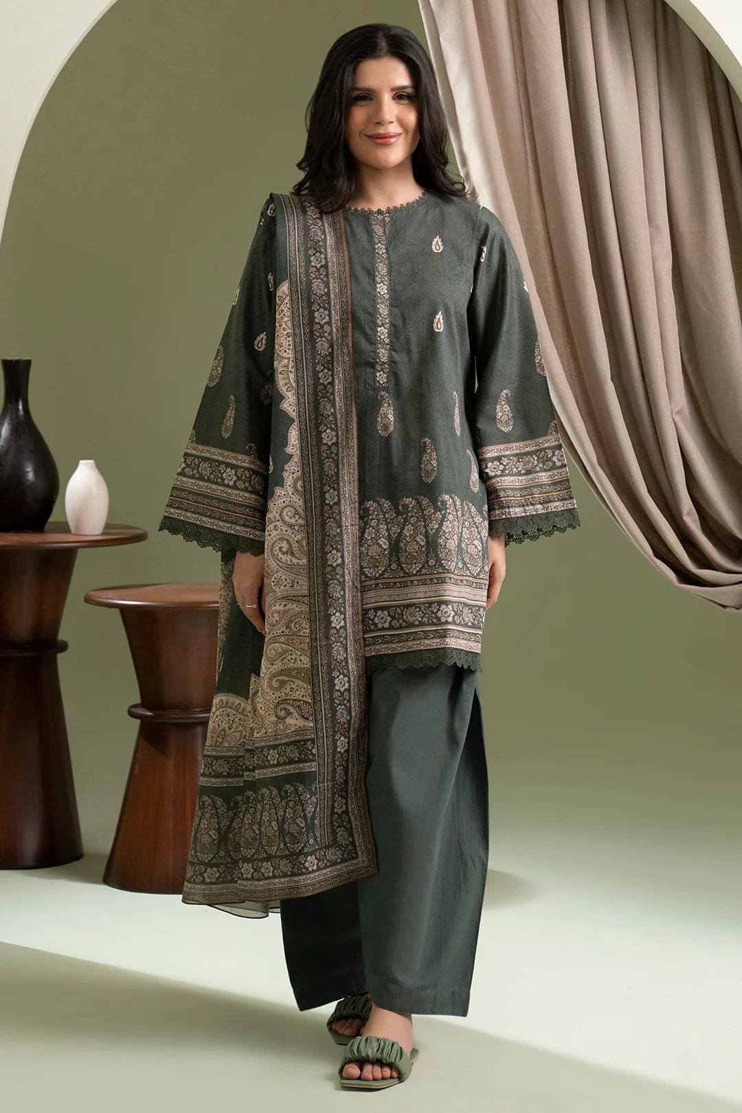 Shirt Shalwar Dupatta - 0588 - Image 8