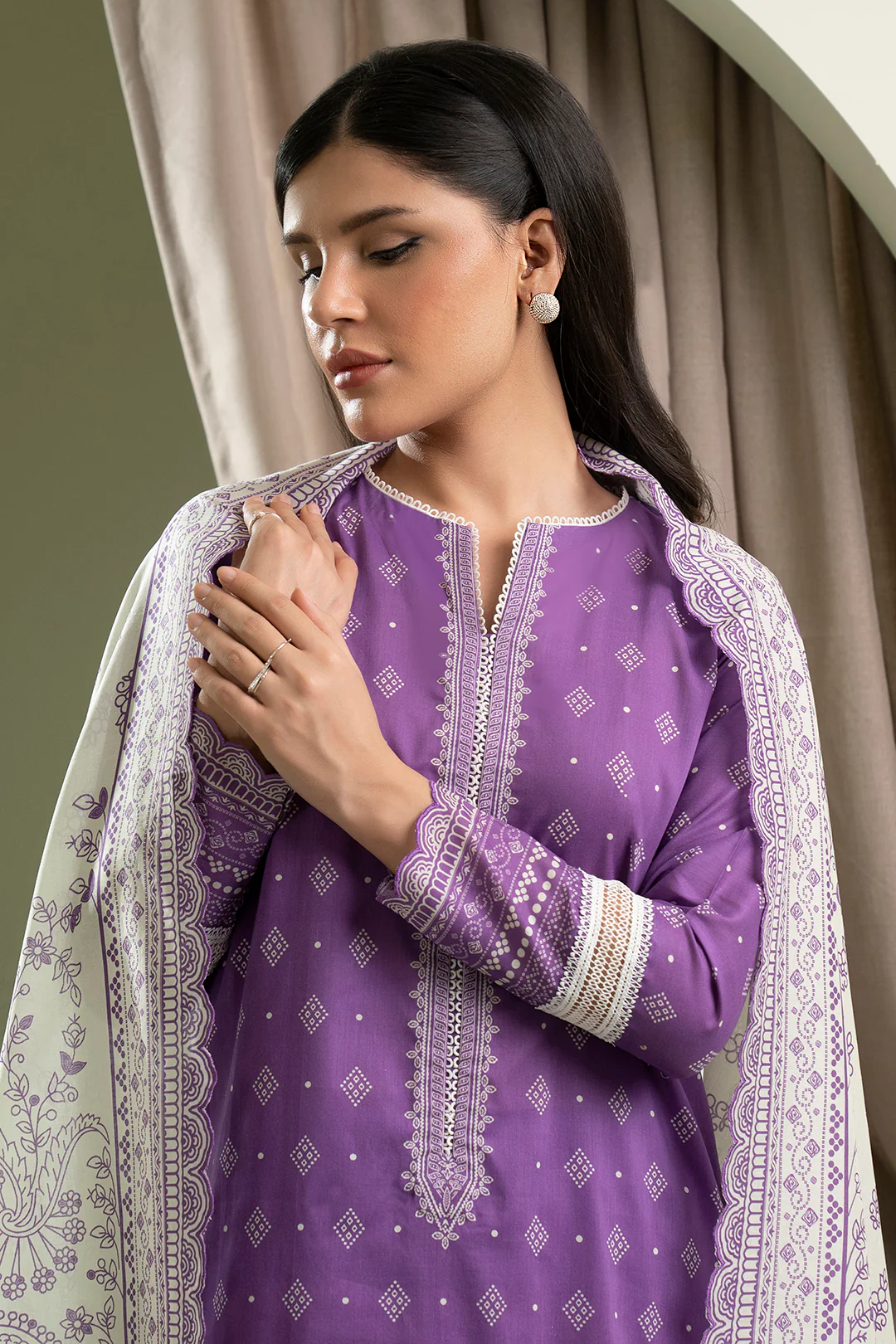 Shirt Shalwar Dupatta - 0589 - Image 3