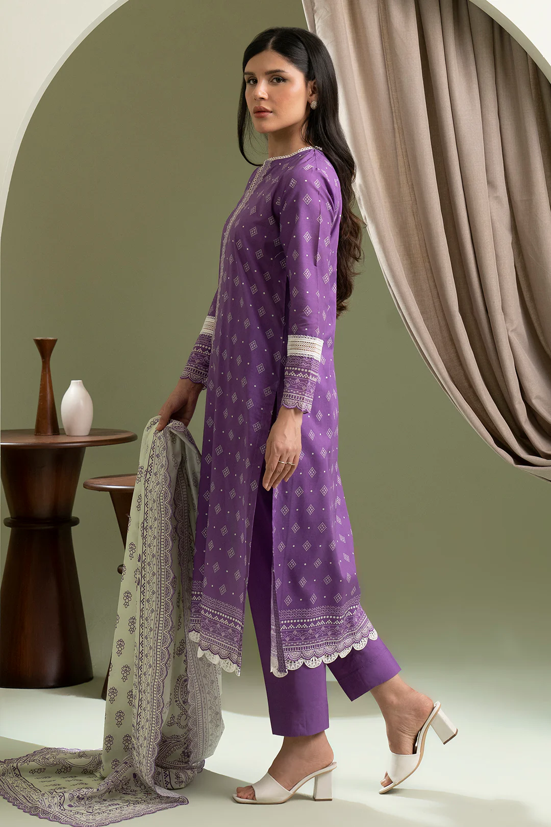 Shirt Shalwar Dupatta - 0589 - Image 4