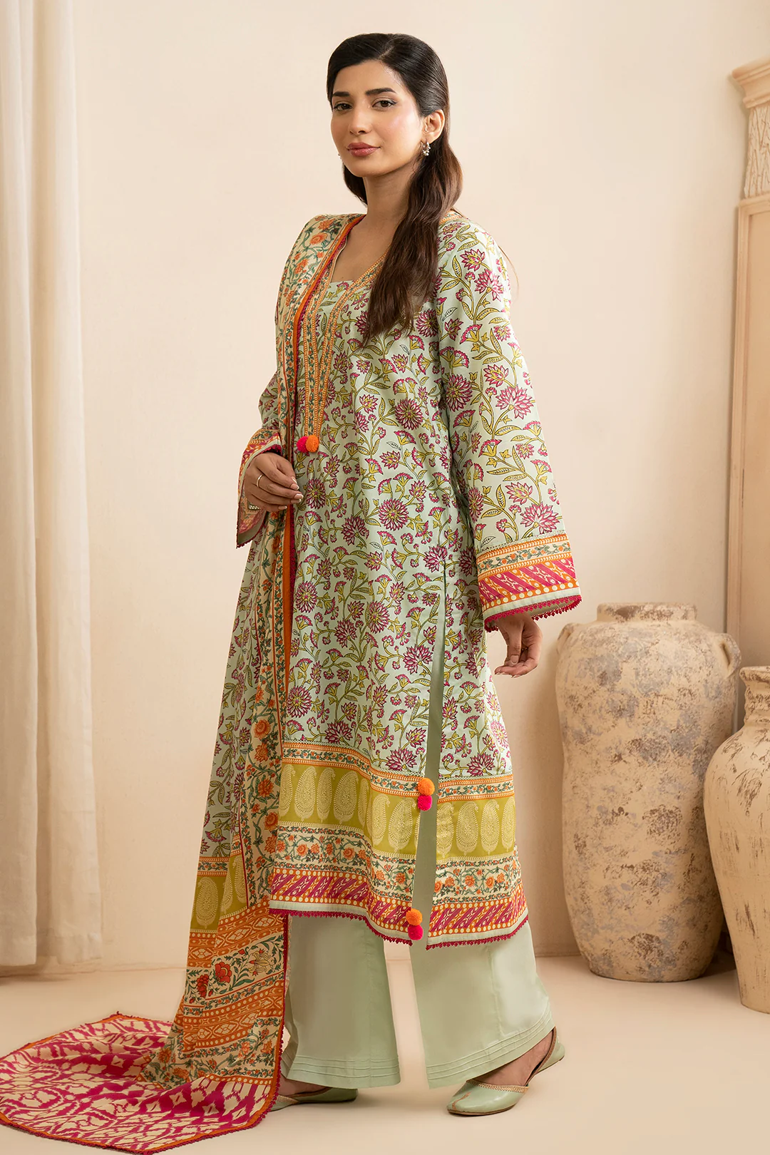 Shirt Shalwar Dupatta - 0644 - Image 5