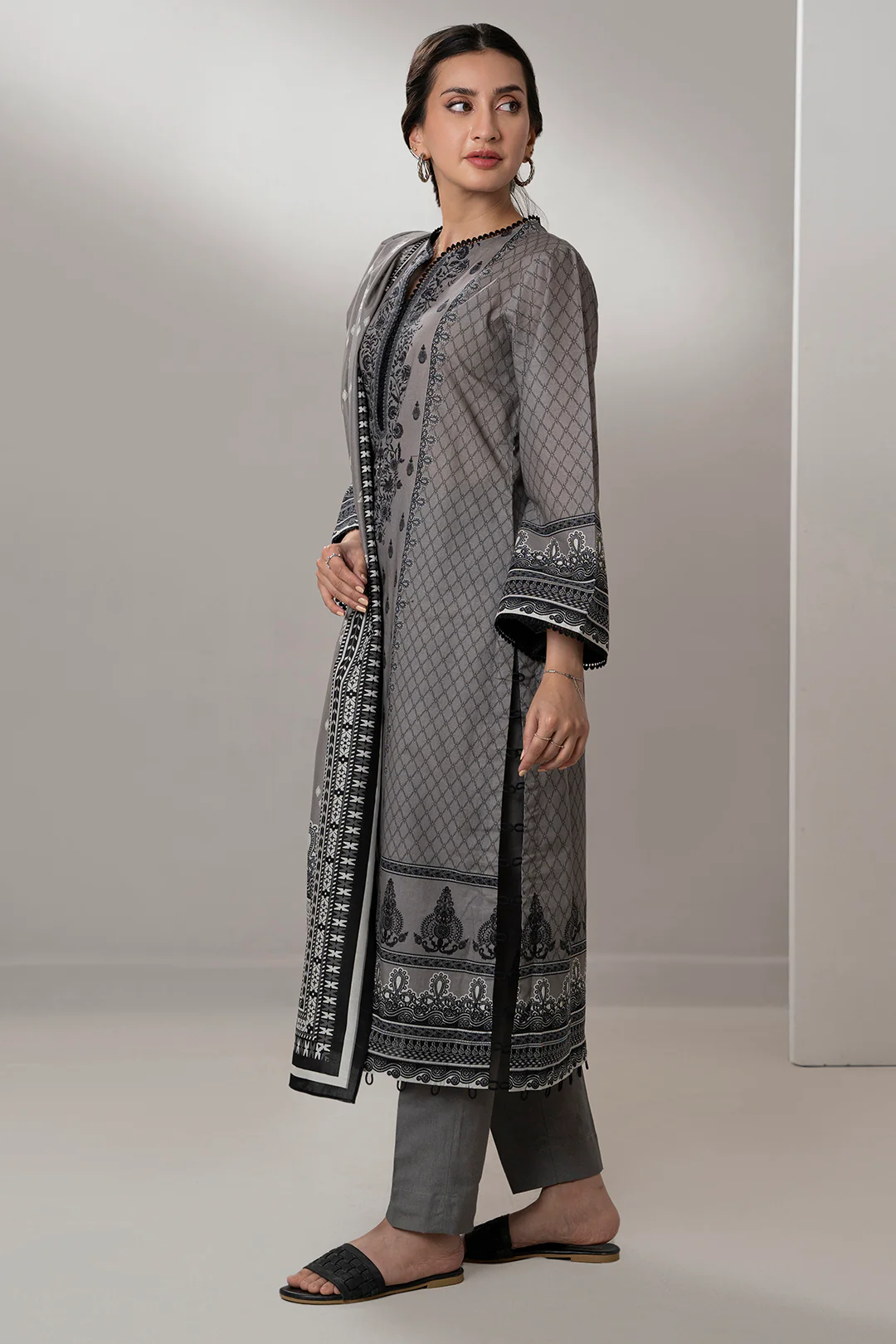 Shirt Shalwar Dupatta - 0651 - Image 4