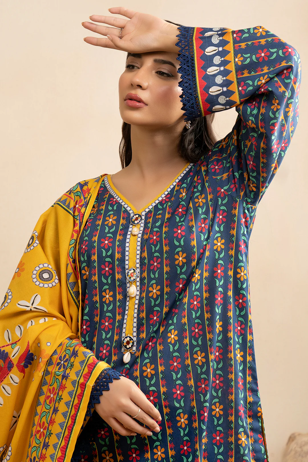 Shirt Shalwar Dupatta - 0653 - Image 7