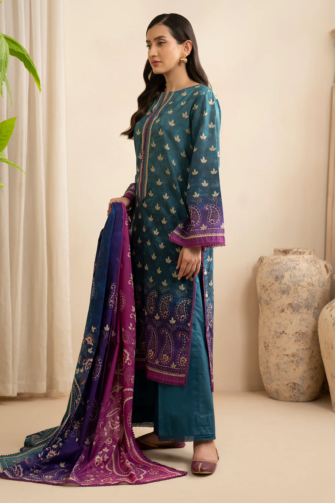 Shirt Shalwar Dupatta - 0655 - Image 8
