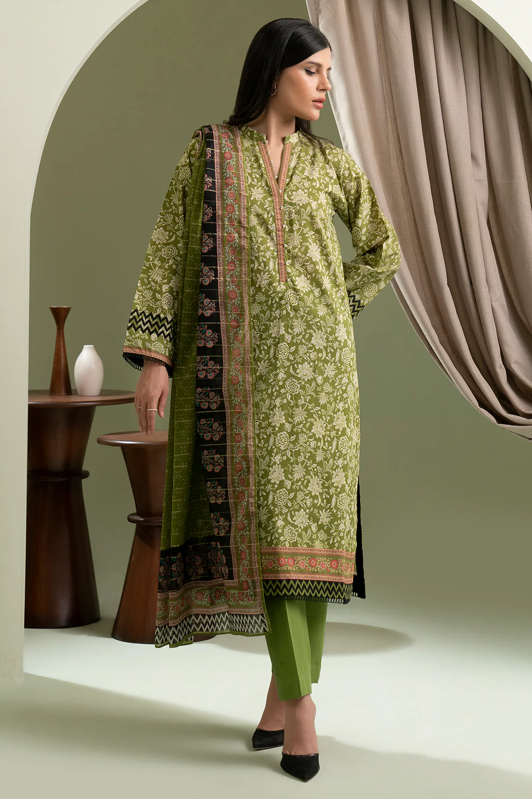 Shirt Shalwar Dupatta - 0656 - Image 3