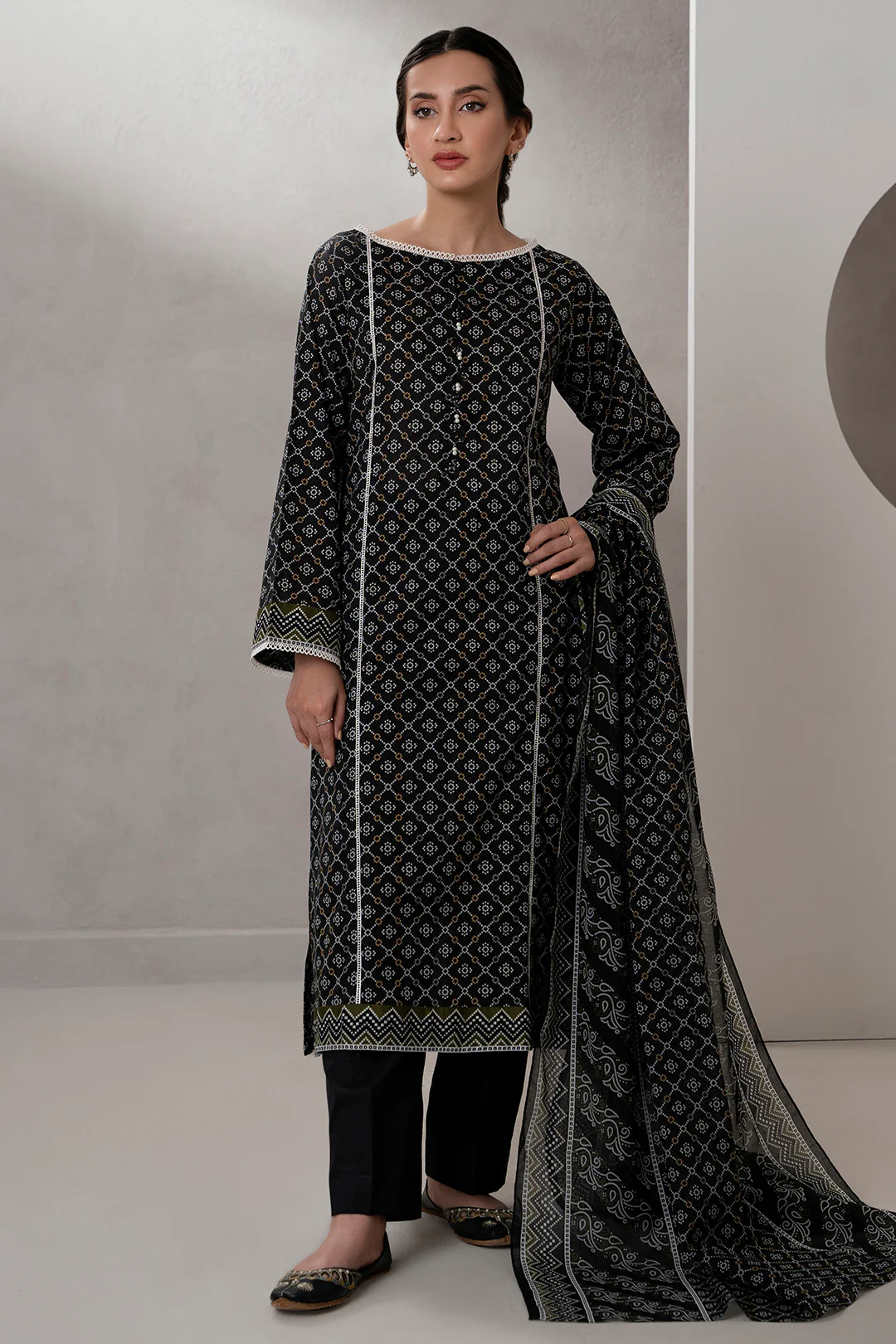 Shirt Shalwar Dupatta - 0658 - Image 4