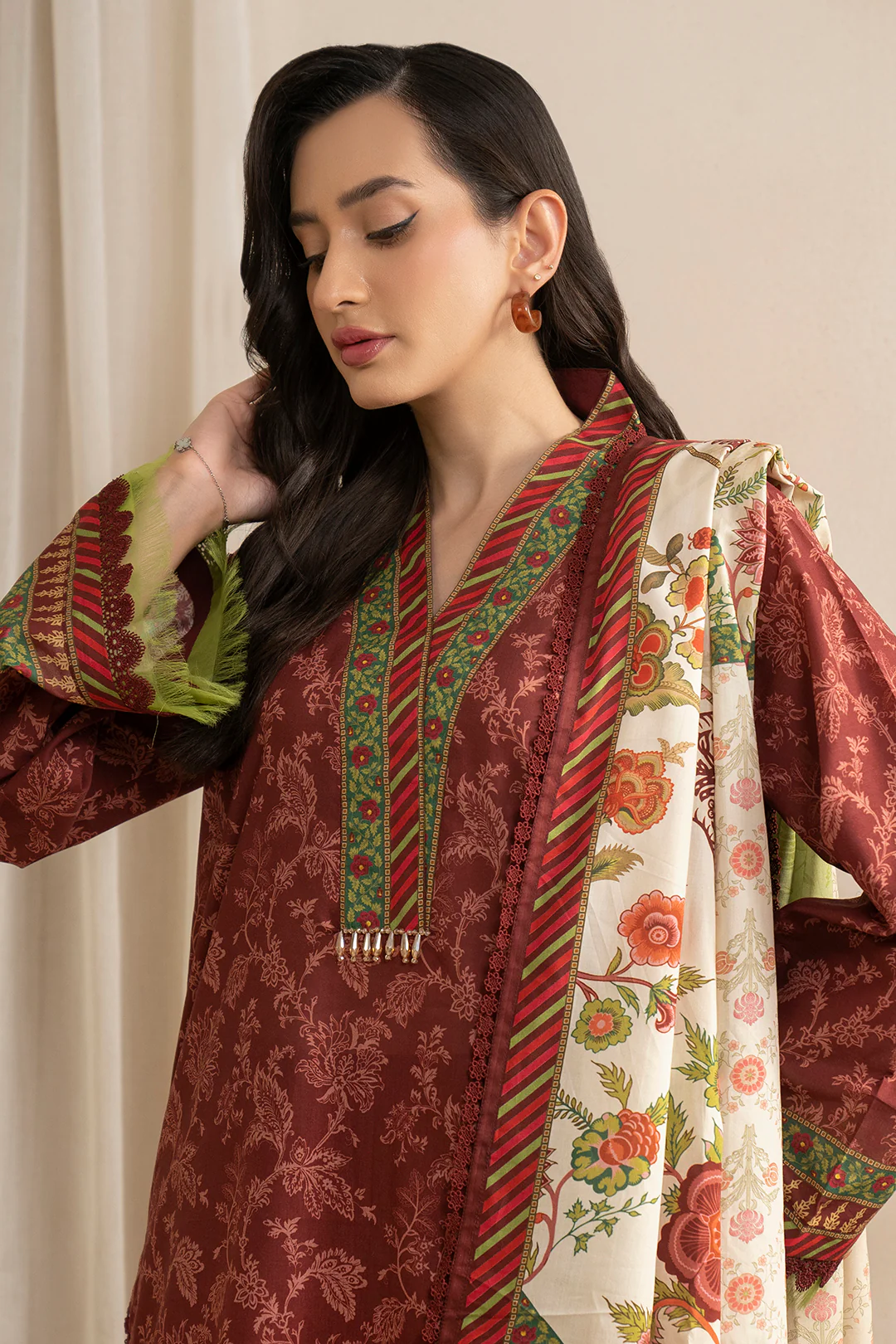 Shirt Shalwar Dupatta - 0661 - Image 7