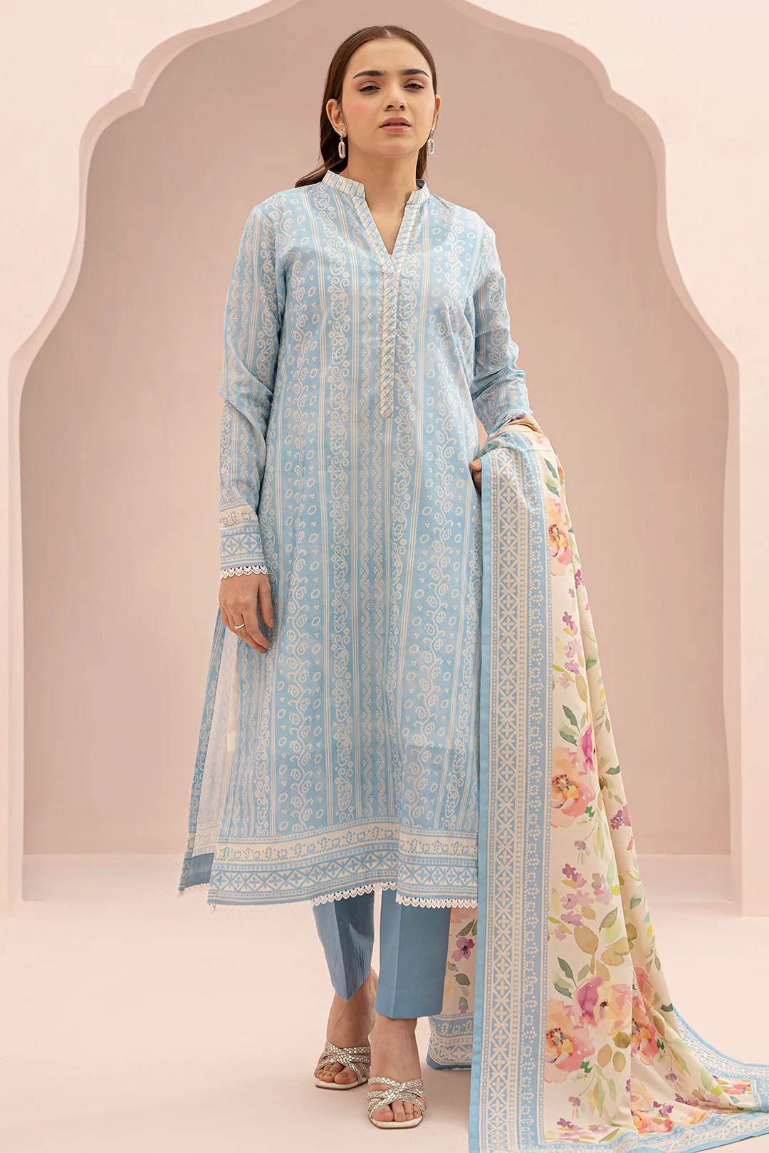 Shirt Shalwar Dupatta - 0663 - Image 3