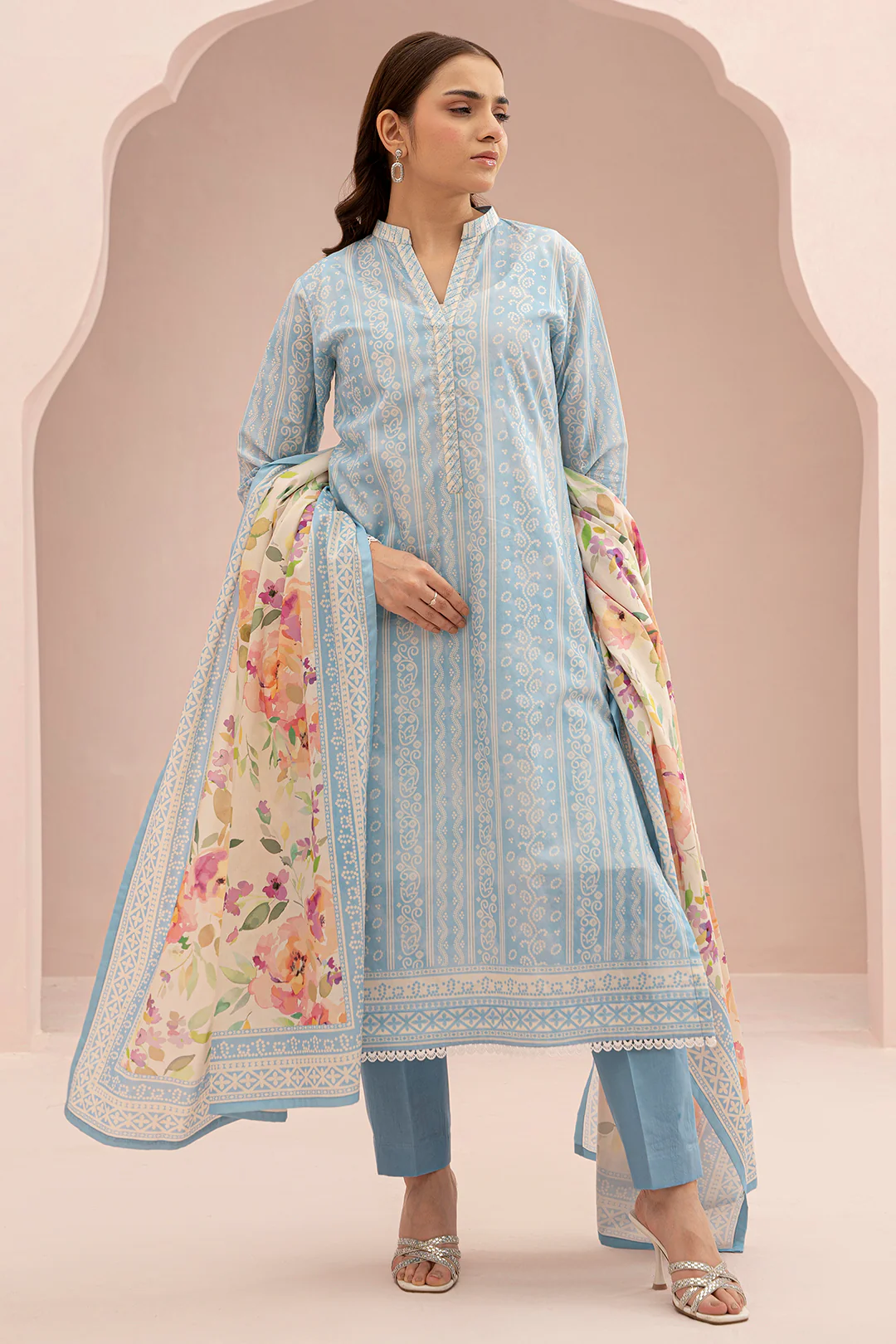 Shirt Shalwar Dupatta - 0663 - Image 5