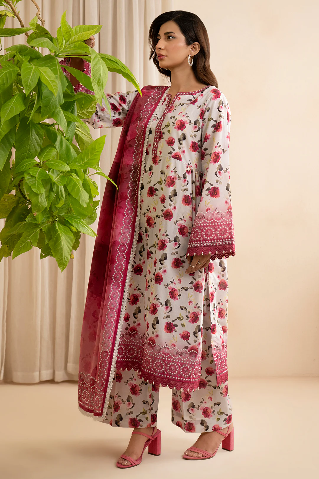 Shirt Shalwar Dupatta - 0668 - Image 5