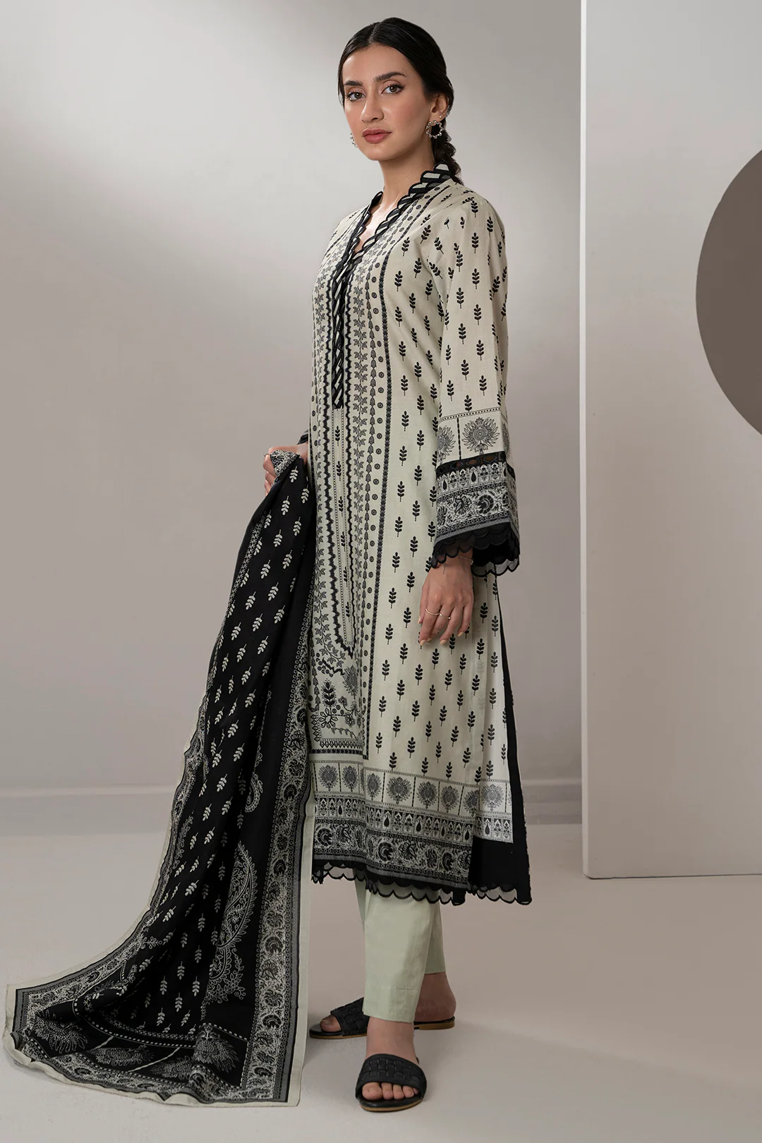 Shirt Shalwar Dupatta - 0669 - Image 4
