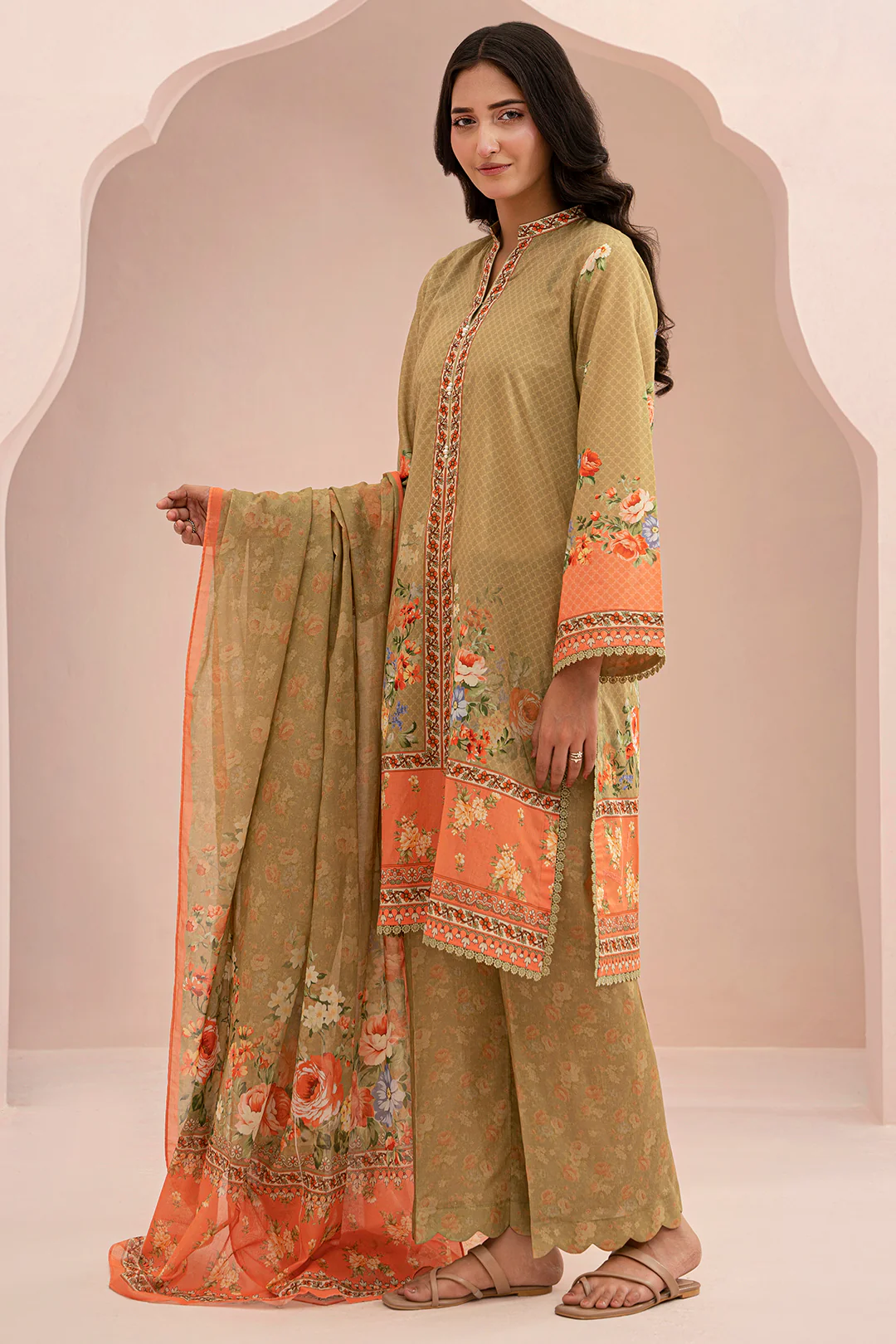 Shirt Shalwar Dupatta - 0670 - Image 4