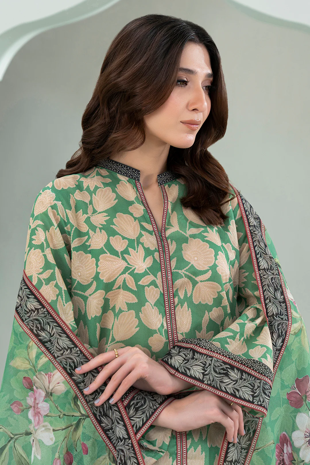 Shirt Shalwar Dupatta - 0672 - Image 2