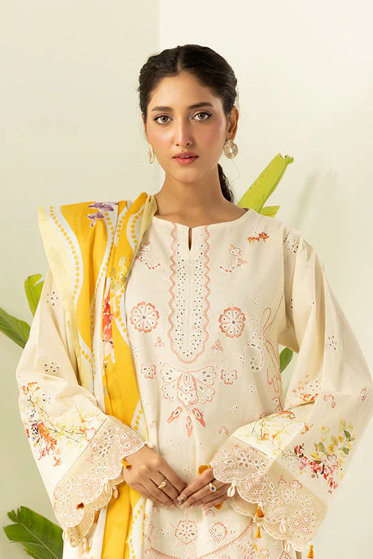 Embroidered Shirt Shalwar Dupatta - 0450