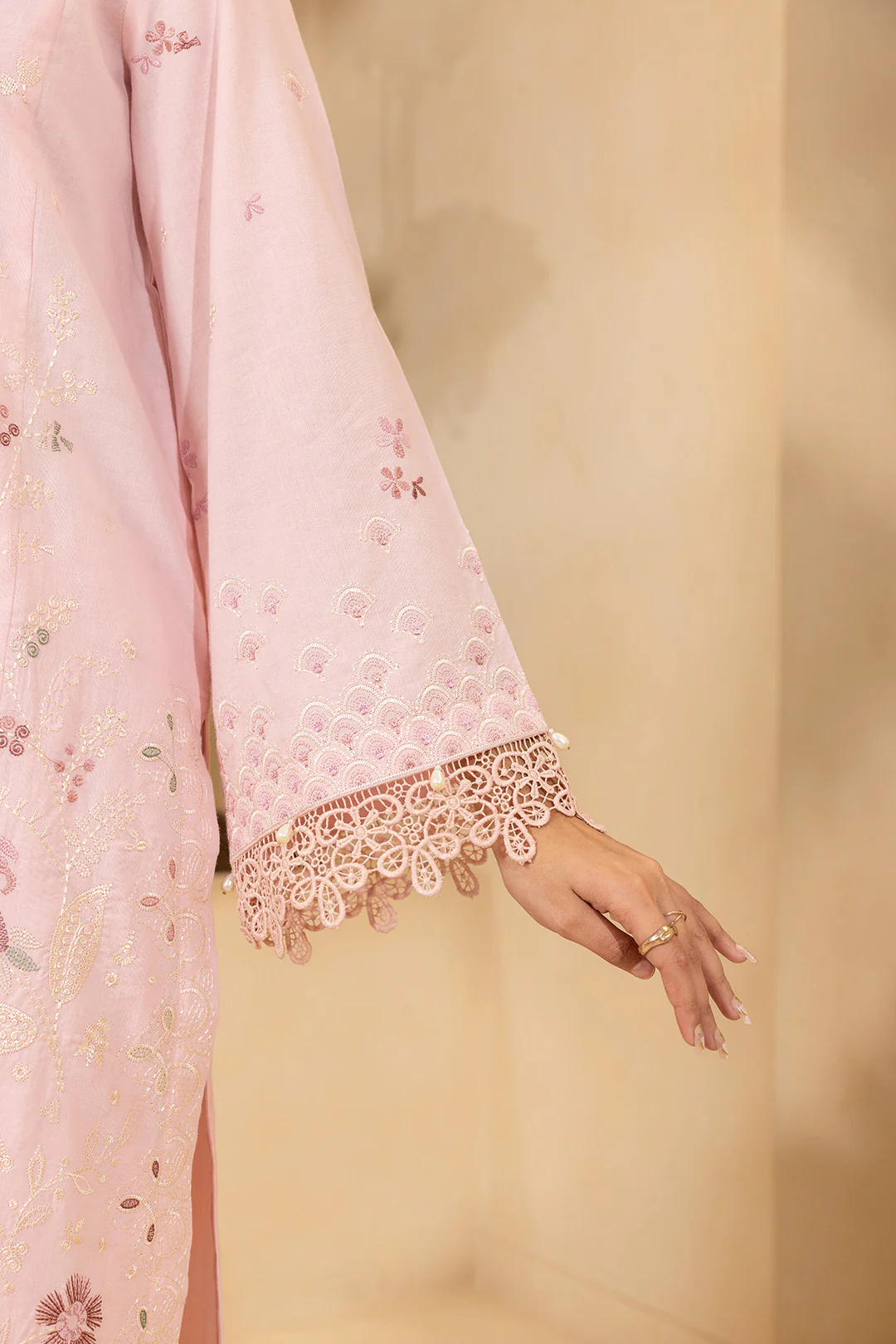 Embroidered Shirt Shalwar Dupatta - 0458 - Image 11