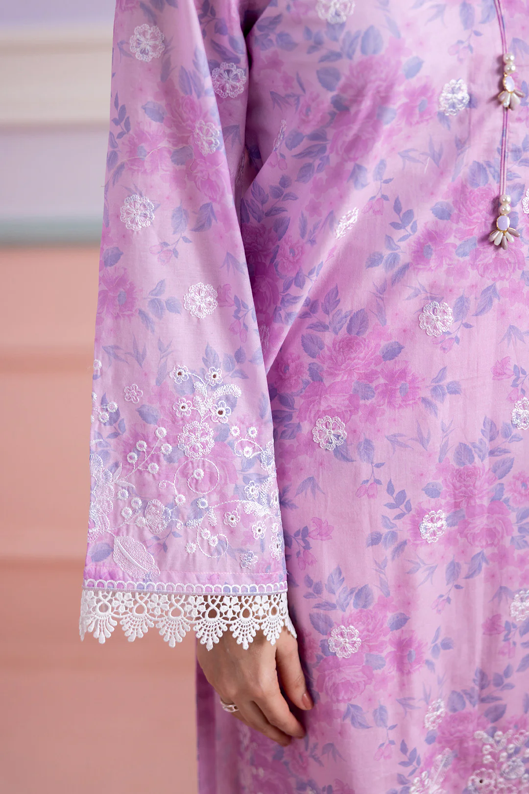 Embroidered Shirt Shalwar Dupatta - 0567 - Image 8