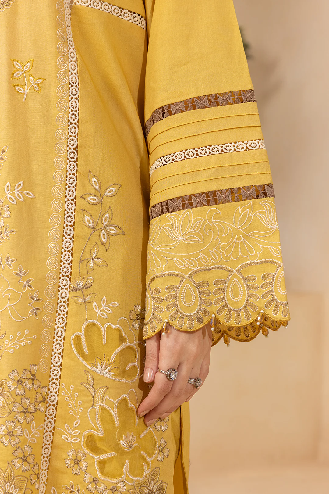 Embroidered Shirt Shalwar Dupatta - 0785 - Image 6