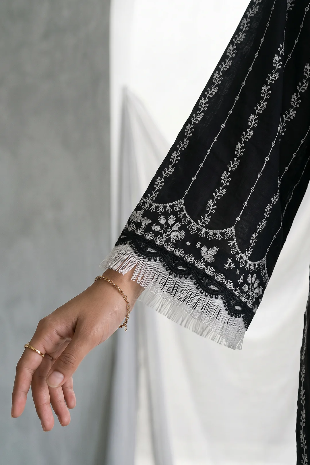 Embroidered Shirt Shalwar Dupatta - 1168 - Image 5