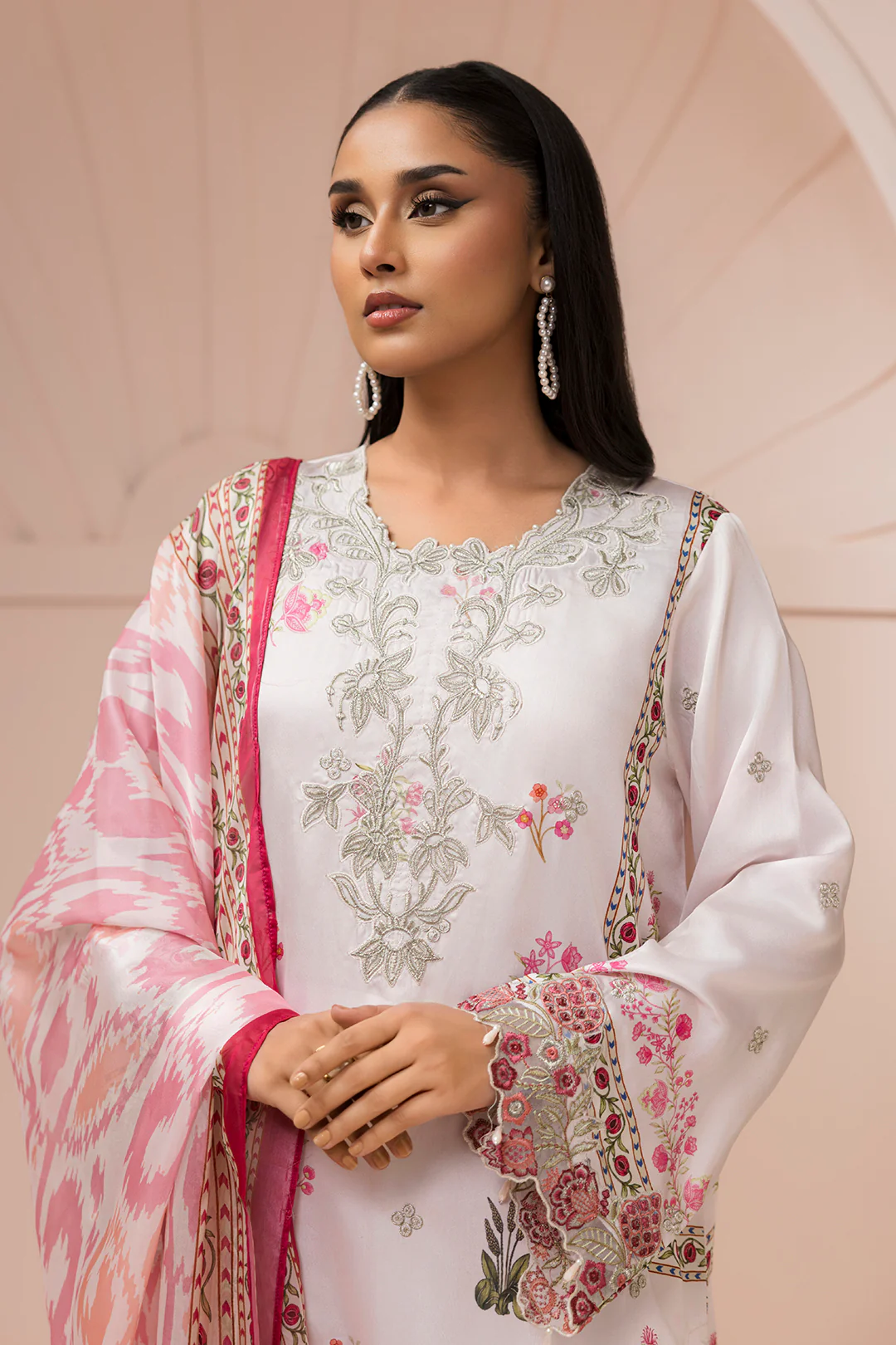 Embroidered Shirt Shalwar Dupatta - 1186