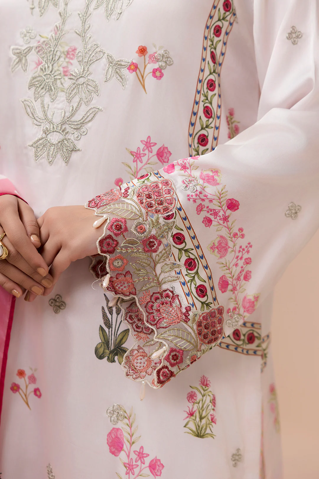 Embroidered Shirt Shalwar Dupatta - 1186 - Image 6