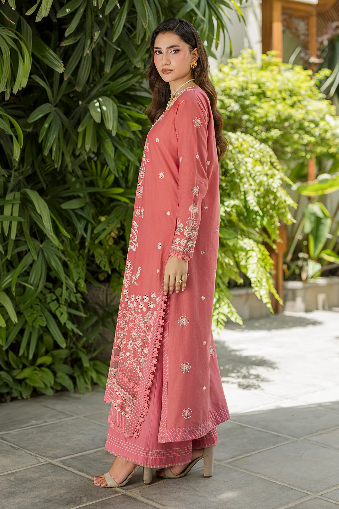 Embroidered Shirt Shalwar Dupatta - 4082 - Image 3