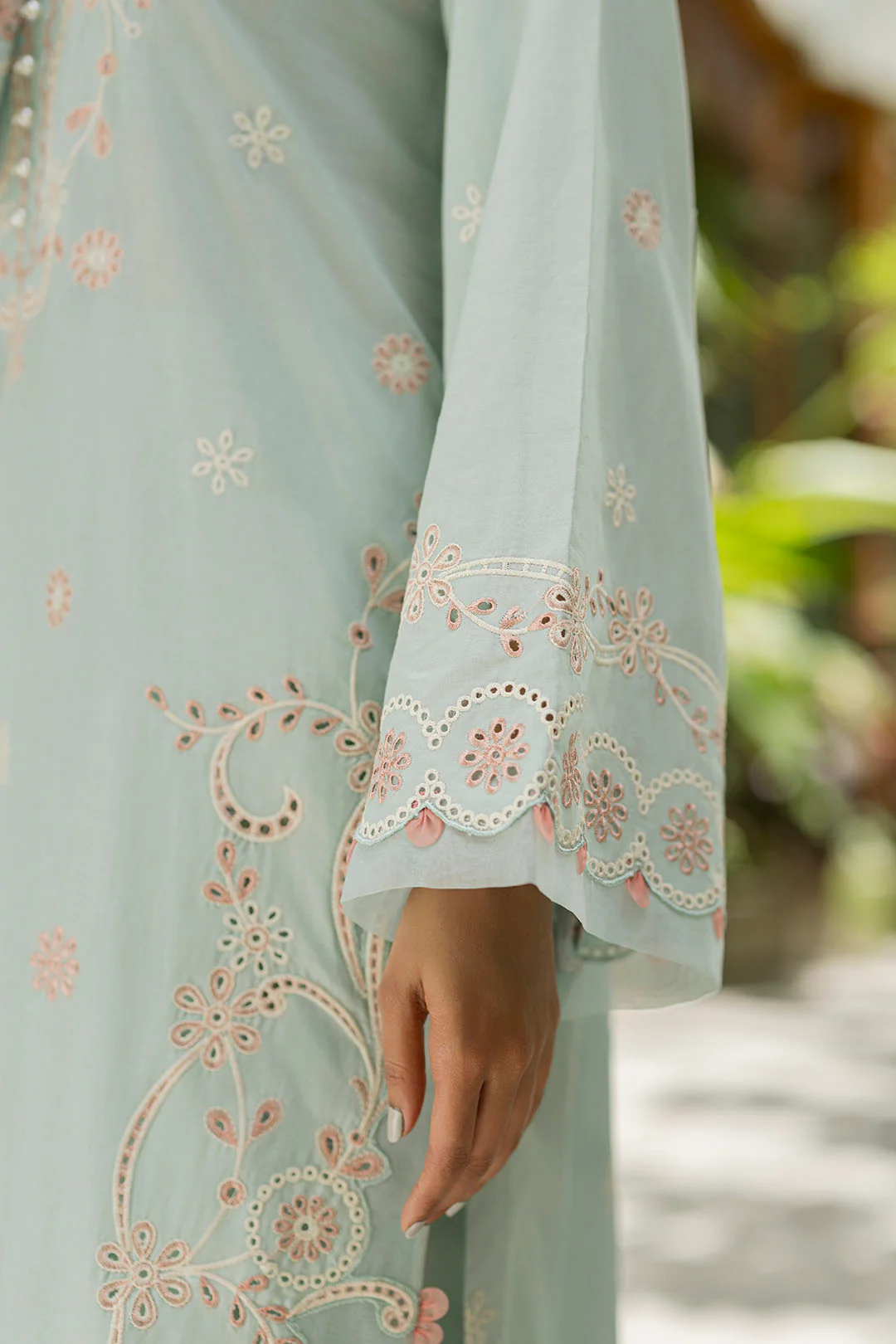 Embroidered Shirt Shalwar Dupatta - 4086 - Image 11