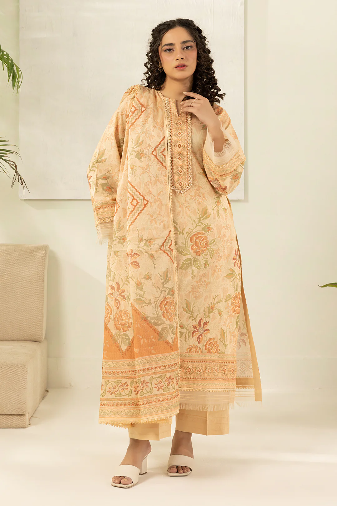 Shirt Shalwar Dupatta - 0418 - Image 4