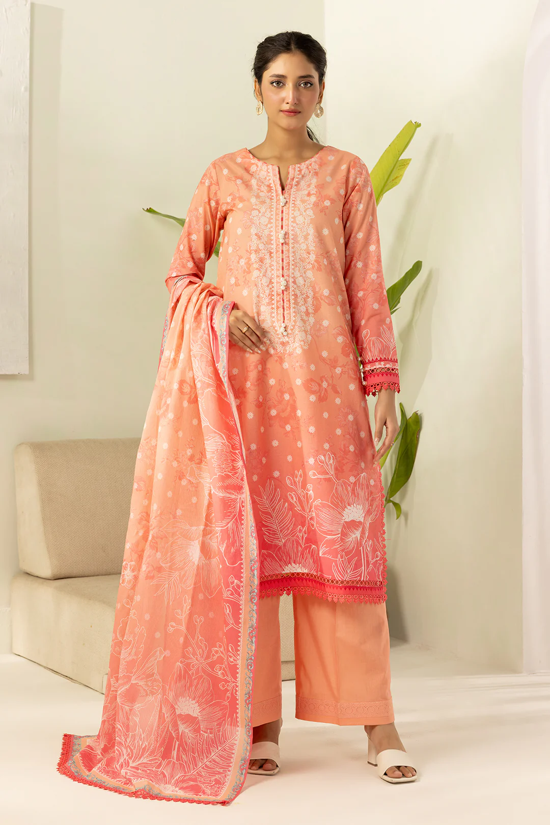 Shirt Shalwar Dupatta - 0433 - Image 3