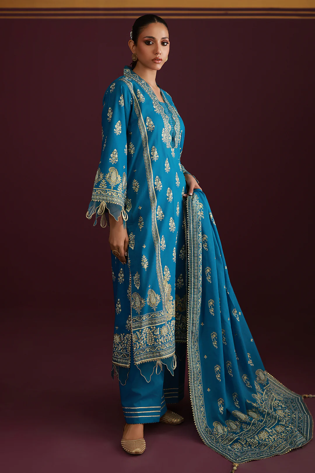 Shirt Shalwar Dupatta - 0434 - Image 4