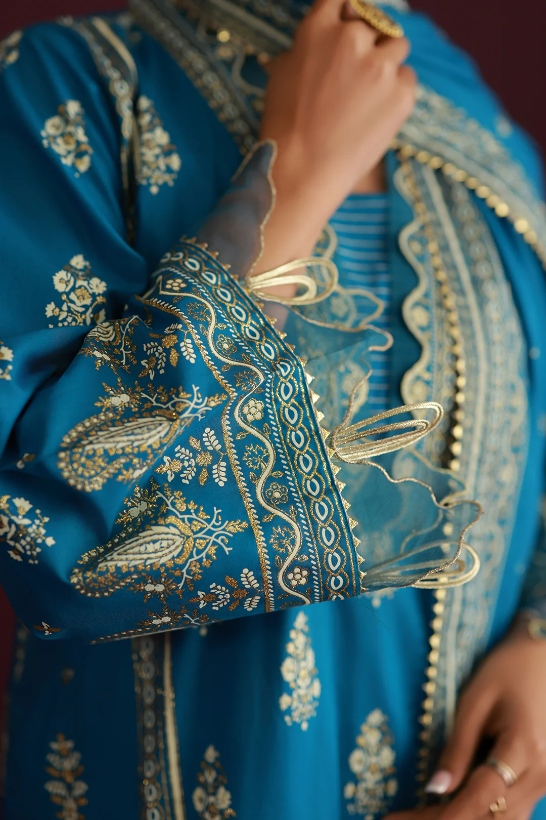 Shirt Shalwar Dupatta - 0434 - Image 6