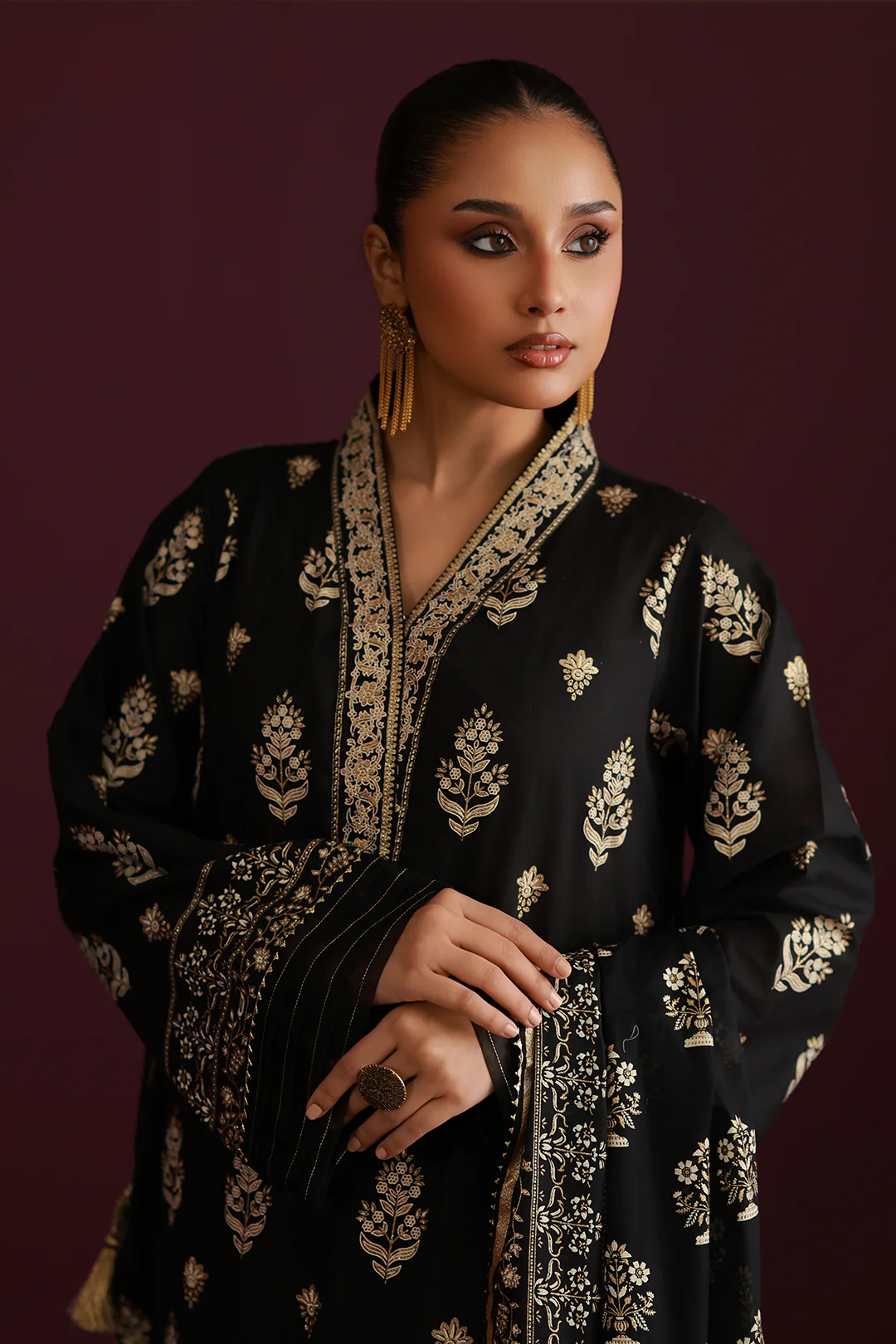 Shirt Shalwar Dupatta - 0436 - Image 3