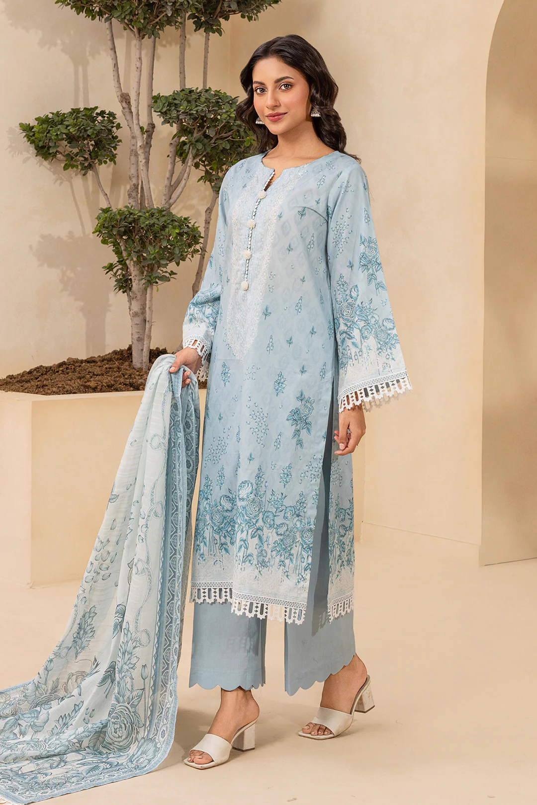 Shirt Shalwar Dupatta - 0475 - Image 8