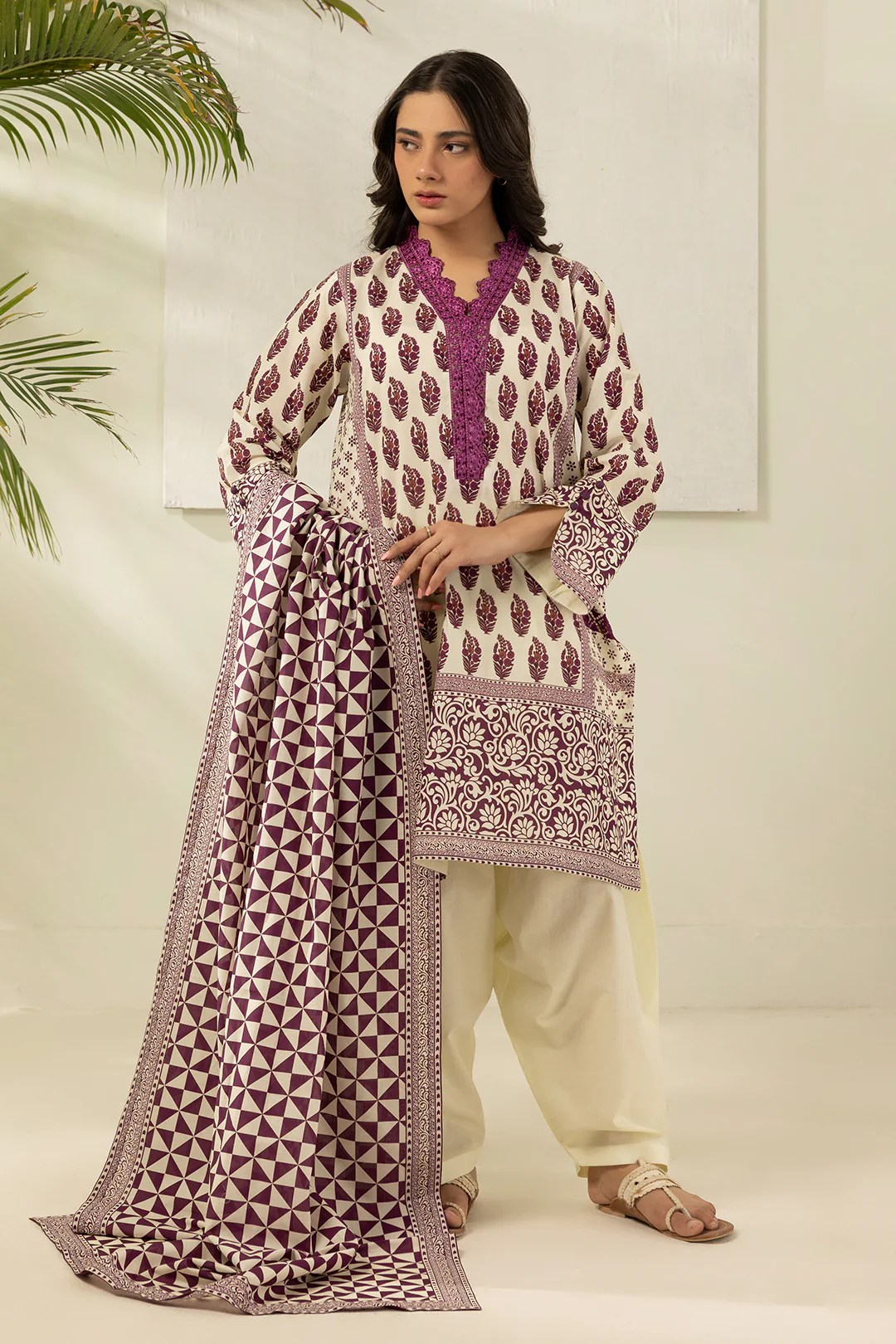 Shirt Shalwar Dupatta - 0487 - Image 4