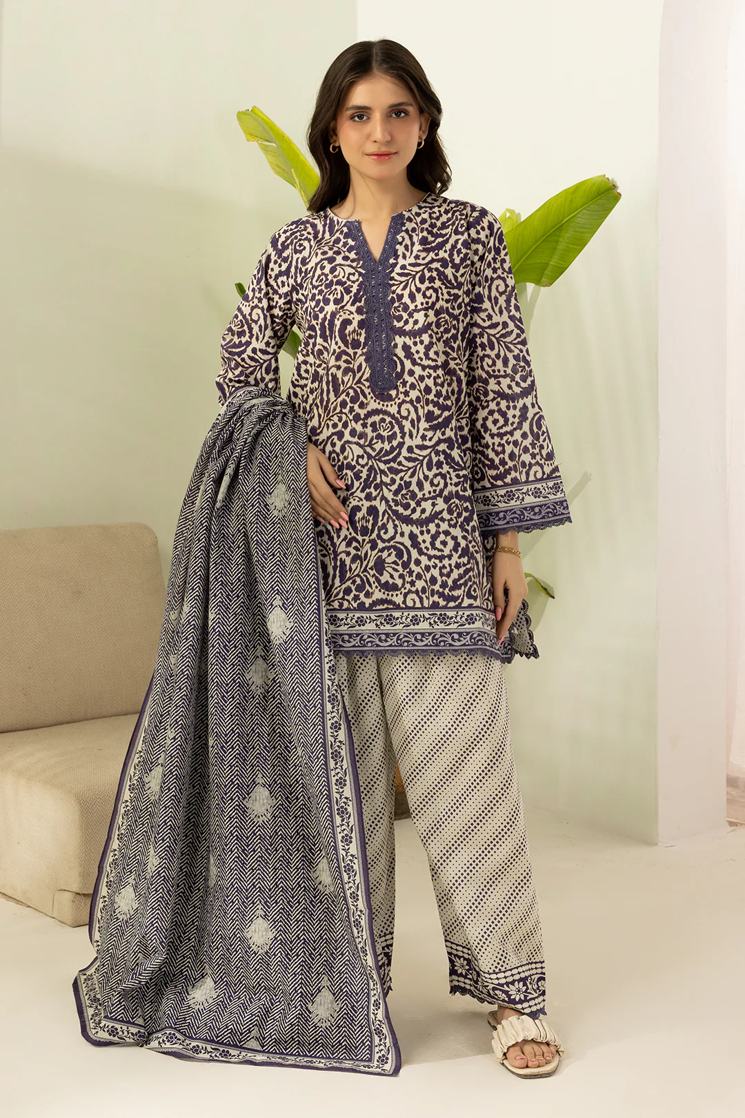 Shirt Shalwar Dupatta - 0491 - Image 4