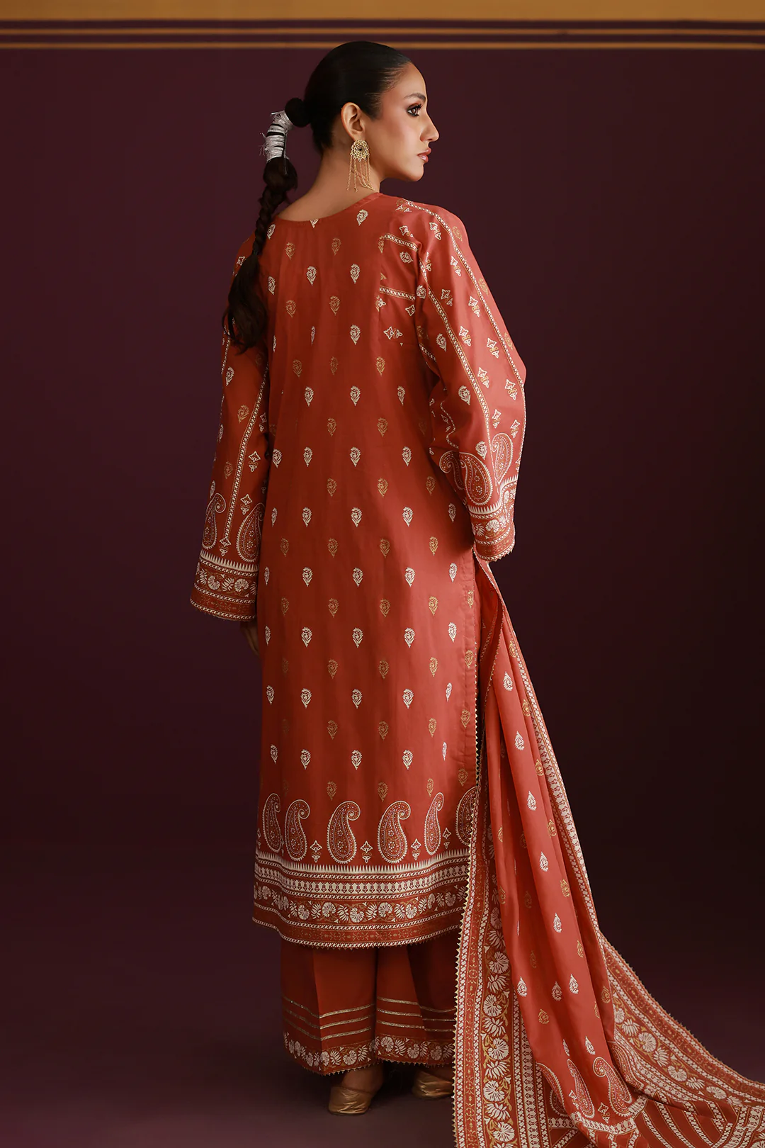 Shirt Shalwar Dupatta - 0496 - Image 7