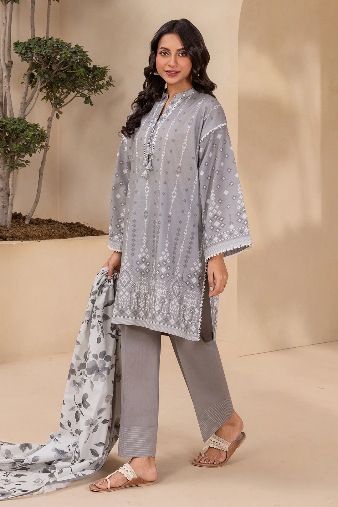 Shirt Shalwar Dupatta - 0500 - Image 5