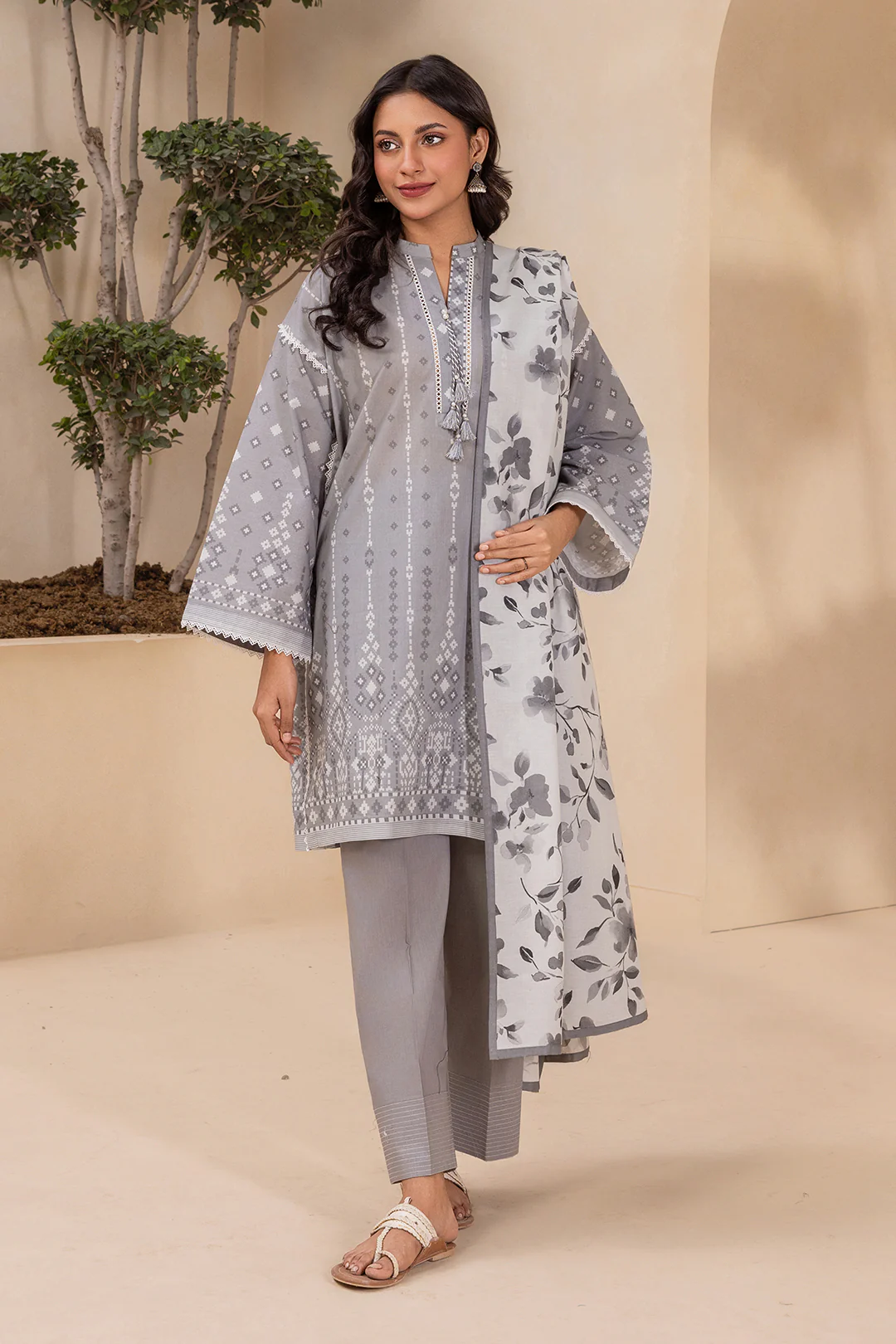 Shirt Shalwar Dupatta - 0500 - Image 7