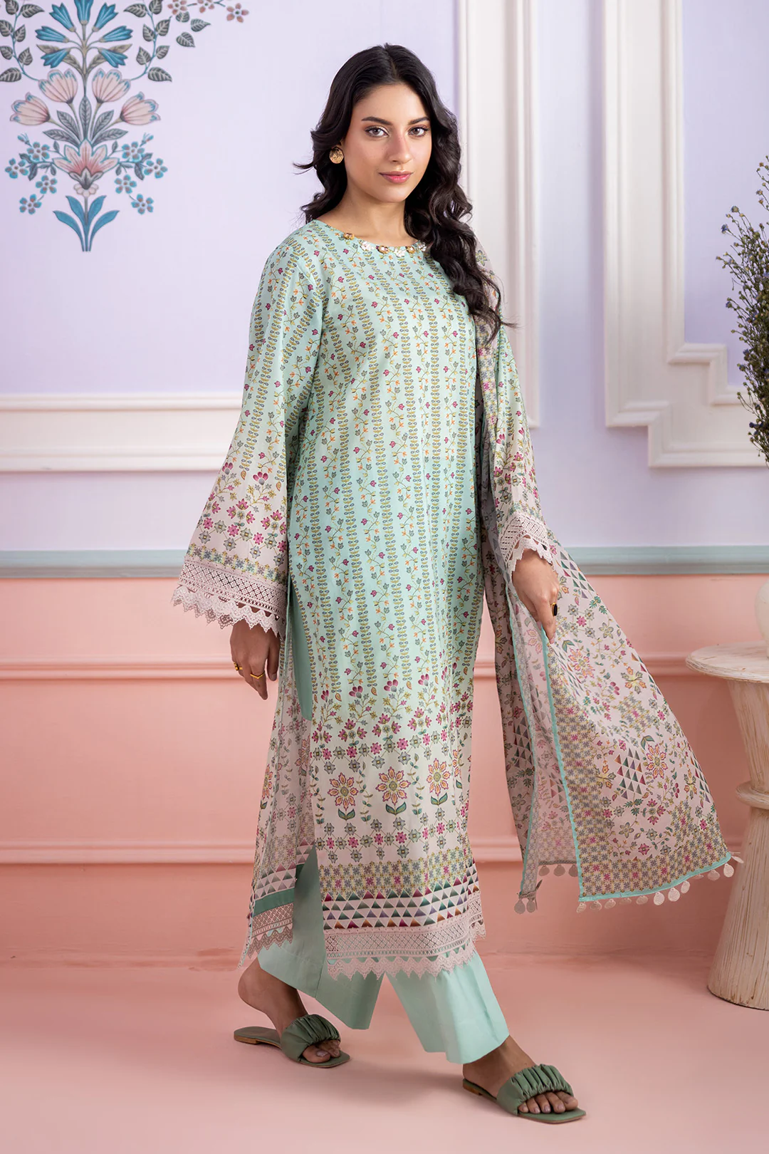 Shirt Shalwar Dupatta - 0545 - Image 3